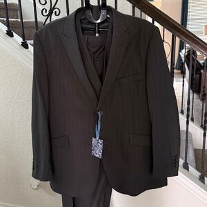 NWT - Blu Martini Dark Gray 3-piece suit